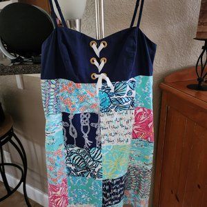 Lilly Pulitzer Patchwork Dress-Size 6